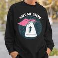 Book UFO Take Me Away Reader Bookaholic Love Books Sweatshirt Gifts for Him