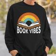 Book Vibes Bookworm Writer Sweatshirt Gifts for Him