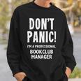 Bookclub Manager Sweatshirt Gifts for Him Bookclub Manager Sweatshirt Gifts for Him