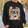 Booked For The Summer Cute Book Reading Women Girls Sweatshirt Gifts for Him Booked For The Summer Cute Book Reading Women Girls Sweatshirt Gifts for Him