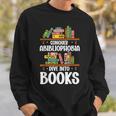 Bookish Book Lover Bookworm Abibliophobia Sweatshirt Gifts for Him