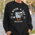 Bookish Mental Health Book A Day Retro Read More Book Sweatshirt Gifts for Him