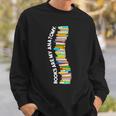 Books Are My Anatomy Spine Backbone Bookworm Reading Sweatshirt Gifts for Him