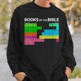 Books Of Bible Periodic Table Seminary Pastor Appreciation Sweatshirt Gifts for Him