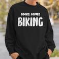 Books Coffee Biking Sweatshirt Gifts for Him