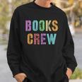 BOOKS CREW Hello Reader Ready Back To School Sweatshirt Gifts for Him