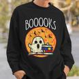 Books Ghost Boooks Halloween Reading Librarian Teacher Book Sweatshirt Gifts for Him Books Ghost Boooks Halloween Reading Librarian Teacher Book Sweatshirt Gifts for Him