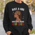 Books And Locs Loc'd Dreadlocs Locd Hair Sweatshirt Gifts for Him