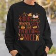 Books And Pumpkin Spice Cute Fall Aesthetic Sweatshirt Gifts for Him