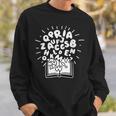 Books Reading Book Lover Alphabet Literature Reader Sweatshirt Gifts for Him