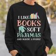 I Like Books Soft Pajamas And Maybe 3 People Book Pajama Sweatshirt Gifts for Him I Like Books Soft Pajamas And Maybe 3 People Book Pajama Sweatshirt Gifts for Him