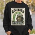 Books My TBR Pile Is My Pot Of Gold Rainbow Bookish Irish Sweatshirt Gifts for Him