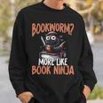 Bookworm For Book Lover Reading Librarian Sweatshirt Gifts for Him