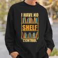 Bookworm Library Librarian Book Nerd Reading Sweatshirt Gifts for Him