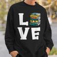 Bookworm Love Book Lover Reading Librarian Sweatshirt Gifts for Him