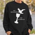 Bookworm No Mourning No Funerals Crows For Sweatshirt Gifts for Him