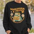 Bookworm And Proud Retro Reading Aesthetic Books Library Sweatshirt Gifts for Him Bookworm And Proud Retro Reading Aesthetic Books Library Sweatshirt Gifts for Him