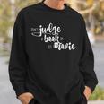 Bookworm Shirt For Book Lover Don't Judge a Book Sweatshirt Gifts for Him