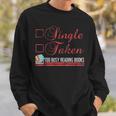Bookworm Shirt Single Taken Checklist Too Busy Reading Books Sweatshirt Gifts for Him