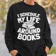 Bookworm Writer Literature Librarian Bibliophile Books Sweatshirt Gifts for Him