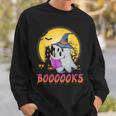 Boooks Cute Ghost Book Reading Halloween 2022 Teacher For Men Women Kids Sweatshirt Gifts for Him