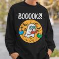 Boooks Ghost Read Book Halloween Teacher Librarian Men Women Sweatshirt Gifts for Him Boooks Ghost Read Book Halloween Teacher Librarian Men Women Sweatshirt Gifts for Him