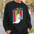 Booooks Boo Books Halloween Librarian Reading Lover Bookworm Sweatshirt Gifts for Him