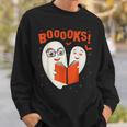 Booooks Boo Ghost Book Library Halloween Students Teachers Men Women Kids Sweatshirt Gifts for Him Booooks Boo Ghost Book Library Halloween Students Teachers Men Women Kids Sweatshirt Gifts for Him