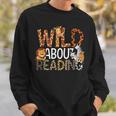 Boys Animal Print Clothes Wild About Reading Cheetah Book Sweatshirt Gifts for Him Boys Animal Print Clothes Wild About Reading Cheetah Book Sweatshirt Gifts for Him