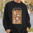 Bruh Its A Good Day To Read A Book Cute Ghost Reader Sweatshirt Gifts for Him