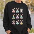 Bunny Reading Books Easter Day Cute Rabbit Librarian Teacher Sweatshirt Gifts for Him Bunny Reading Books Easter Day Cute Rabbit Librarian Teacher Sweatshirt Gifts for Him