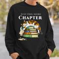 Calico Cat Reading Book Lover Just One More Chapter Sweatshirt Gifts for Him Calico Cat Reading Book Lover Just One More Chapter Sweatshirt Gifts for Him