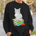 Cats And Books Lover Persian Cat For Men Women Kids Sweatshirt Gifts for Him
