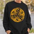 Celtic Book Of Kells Trinity Hounds Sweatshirt Gifts for Him Celtic Book Of Kells Trinity Hounds Sweatshirt Gifts for Him