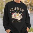 Chapter 10 Years Old For Book Lover 10th Birthday Bookworm Sweatshirt Gifts for Him