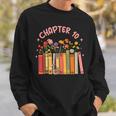Chapter 10th Birthday Bookworm 10 Years Old For Book Loves Sweatshirt Gifts for Him