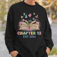 Chapter 12 Years Old 12th Birthday Butterfly Bow Book Lover Sweatshirt Gifts for Him Chapter 12 Years Old 12th Birthday Butterfly Bow Book Lover Sweatshirt Gifts for Him