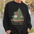My Christmas Spirit Is Found In a Book Cozy Reading Graphic Sweatshirt Gifts for Him
