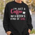 Coffee Lover Saying For Women Book Reading Club Librarian Sweatshirt Gifts for Him Coffee Lover Saying For Women Book Reading Club Librarian Sweatshirt Gifts for Him