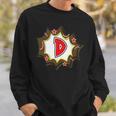 Comic Book Style Monogram Letter D For Boys Girls Women Men Sweatshirt Gifts for Him Comic Book Style Monogram Letter D For Boys Girls Women Men Sweatshirt Gifts for Him