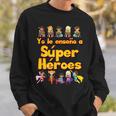 Comic Book Super Hero Student Spanish Teacher Tshirt Men Women Kids Sweatshirt Gifts for Him