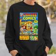 Comic Reader Comic Book Merch Vintage Reading Comic Books Sweatshirt Gifts for Him