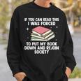 Cool Librarian Art For Men Women Novel Book Nerd Library Sweatshirt Gifts for Him Cool Librarian Art For Men Women Novel Book Nerd Library Sweatshirt Gifts for Him