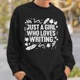 Cool Writing For Women Girls Book Writer Author Poetry Sweatshirt Gifts for Him Cool Writing For Women Girls Book Writer Author Poetry Sweatshirt Gifts for Him