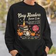 Cozy Reader Book-Club Fall Bookish Booktrovert Librarian Sweatshirt Gifts for Him