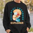 Crockpot Cookbook Explorer Baking Cooking Lover Chef Cook Sweatshirt Gifts for Him