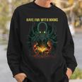 Cthulhu Necronomicon Fun With Books Cosmic Horror Cthulhu Sweatshirt Gifts for Him