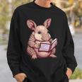 Cute Armadillo With Book I Armadillo Sweatshirt Gifts for Him