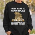 Cute Bearded Dragon For Men Women Zoology Reptile Book Lover Sweatshirt Gifts for Him