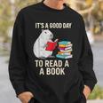 Cute Capybara It's a Good Day To Read a Book World Book Day Sweatshirt Gifts for Him
